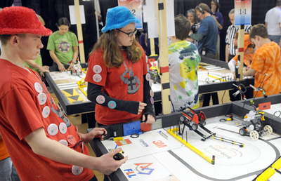 Catholic schools compete in the FIRST LEGO state championships