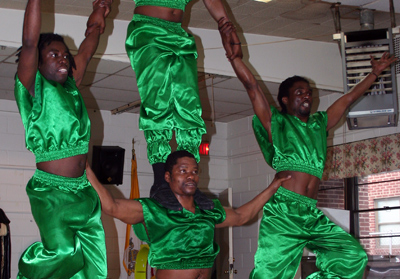 African Acrobats perform at St. Martin de Porres School through art grant