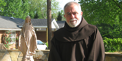 Franciscan Father Aubrey McNeil’s life has included diverse careers, such as a registered nurse and a Peace Corps worker in Africa. He has been a priest for 25 years.