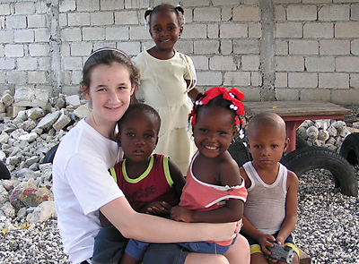 Mikhaila Moynihan has lived much of her young life with her missionary family in Haiti. (Photo provided)