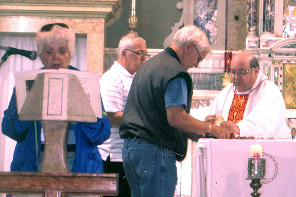 St. Michael parishioners attend Mass in Jerusalem