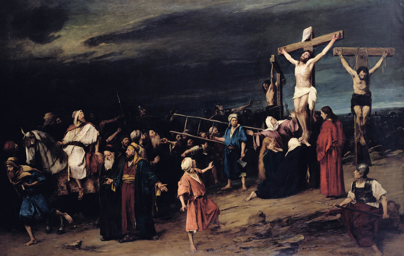 Christ On The Cross, by Mihaly Munkacsy